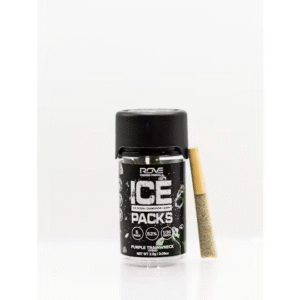 5 PACK HASH INFUSED PRE-ROLLS - PURPLE TRAINWRECK - 2.5 g