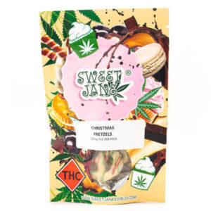 Christmas Pretzels 150mg Thc (Sweet Jane)