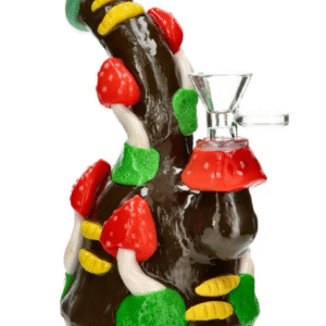 Glass Bong – Mini Mushroom (17cm)