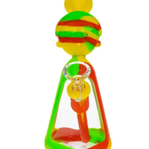 MORTY SMITH SILICONE AND GLASS BEAKER BONG